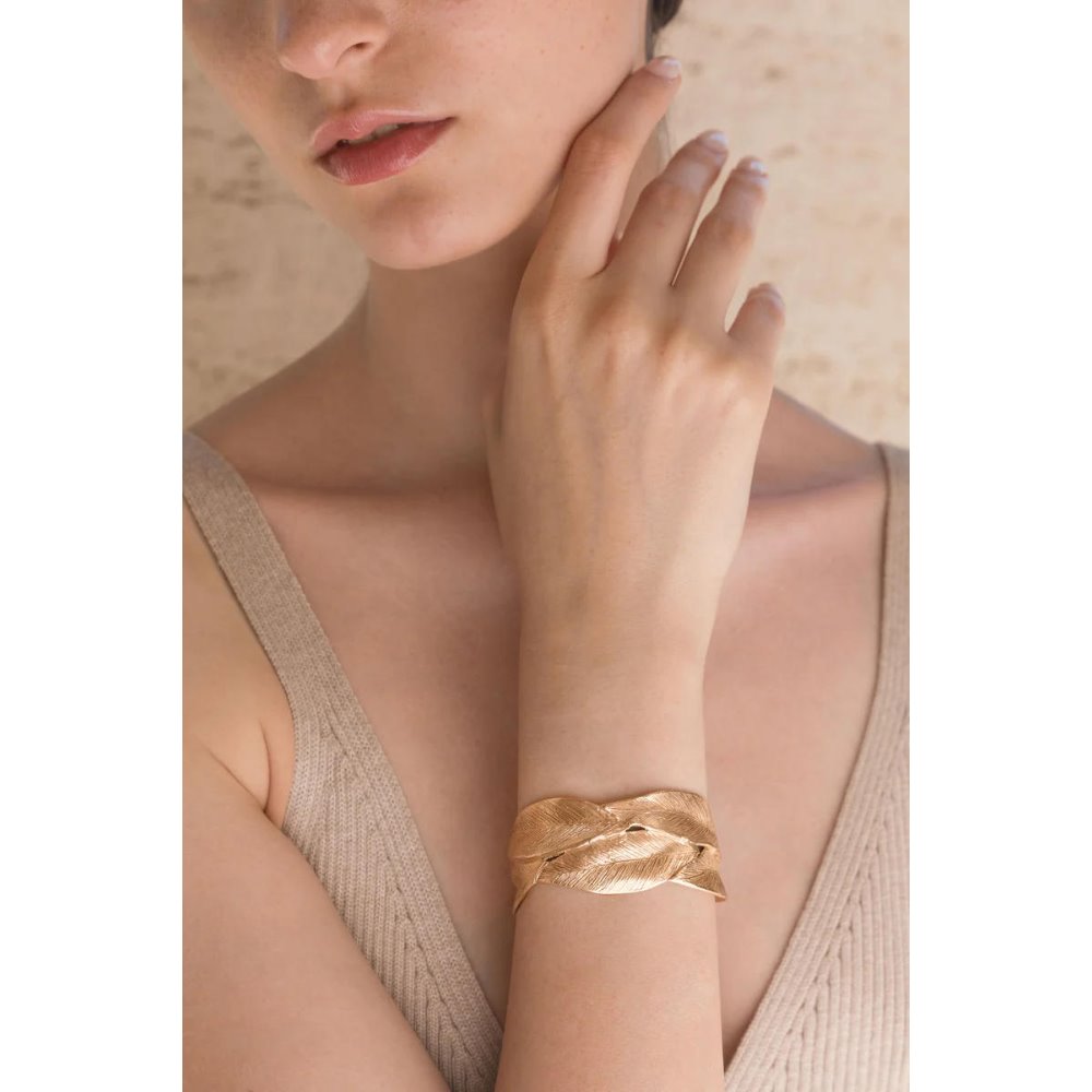 Leaves Double Bracelet