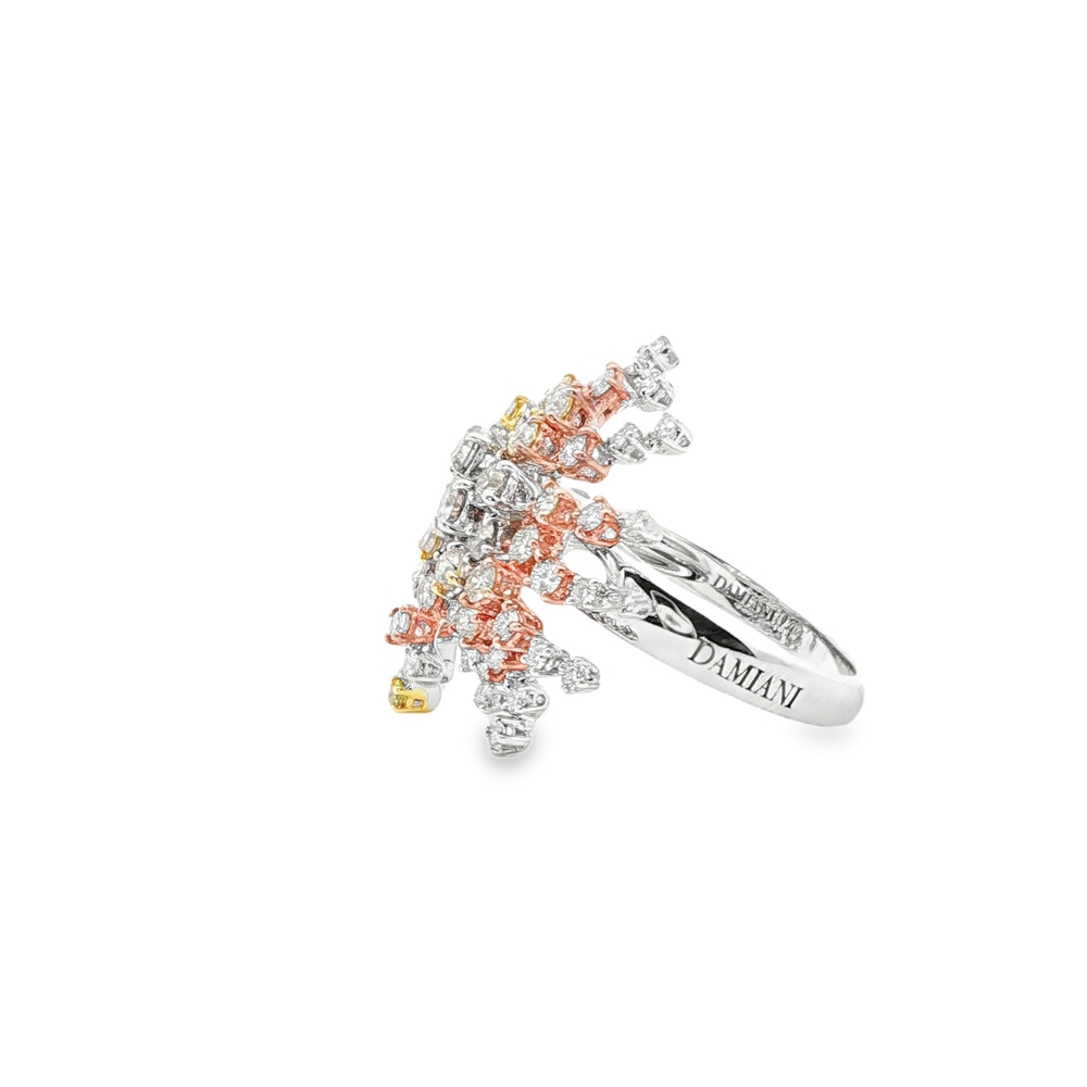 Anello in Oro Bianco con Diamanti