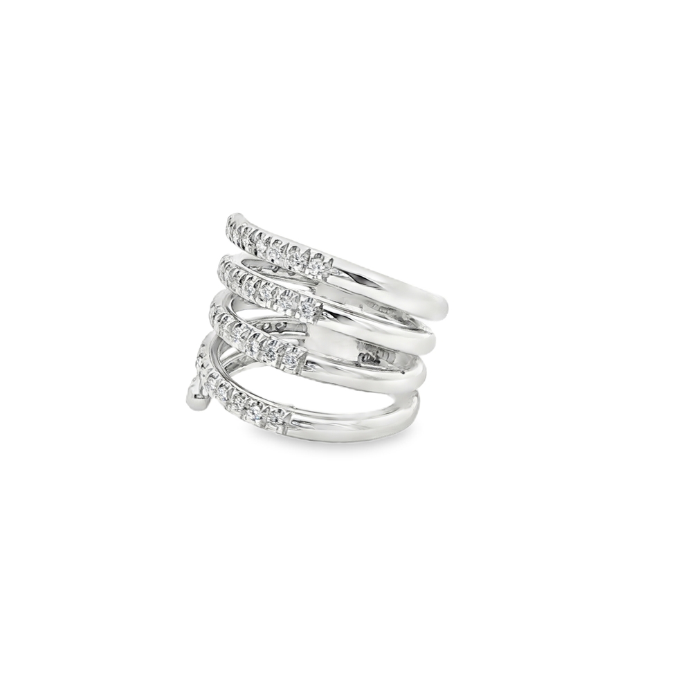 White Gold and Diamond Ring