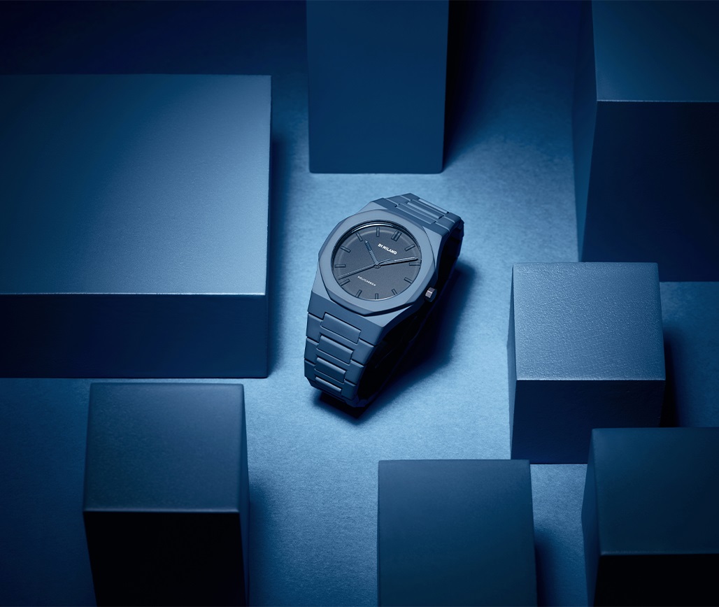 D1 Milano - Watch Polycarbon 40.5 mm - Navy Blue