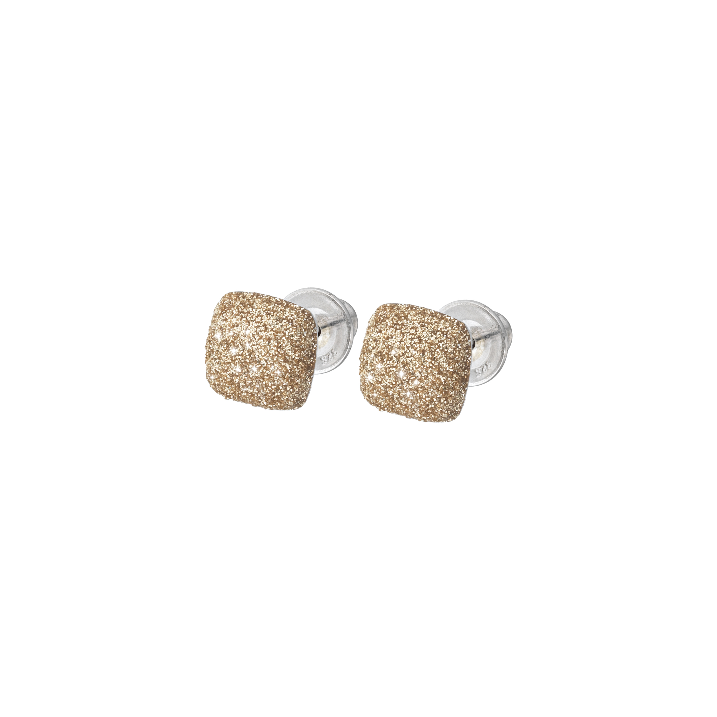 Nardò Yellow Dream Dust Polished Rhodium Earrings