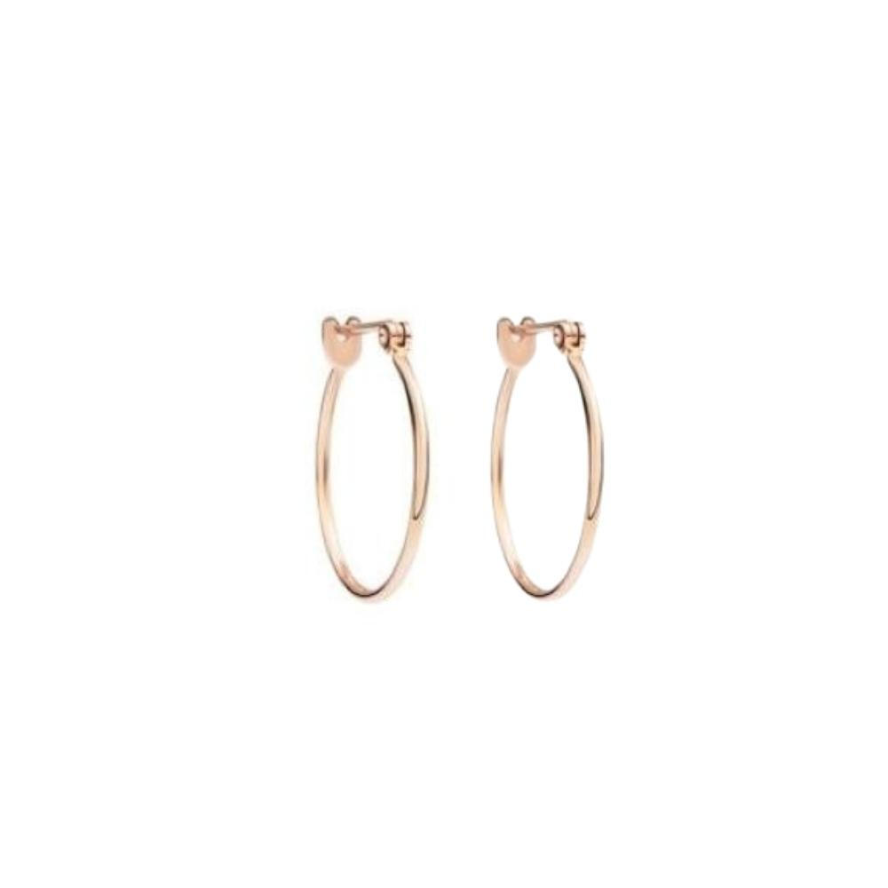 Essentials Hoop Earrings in 9K Rose Gold