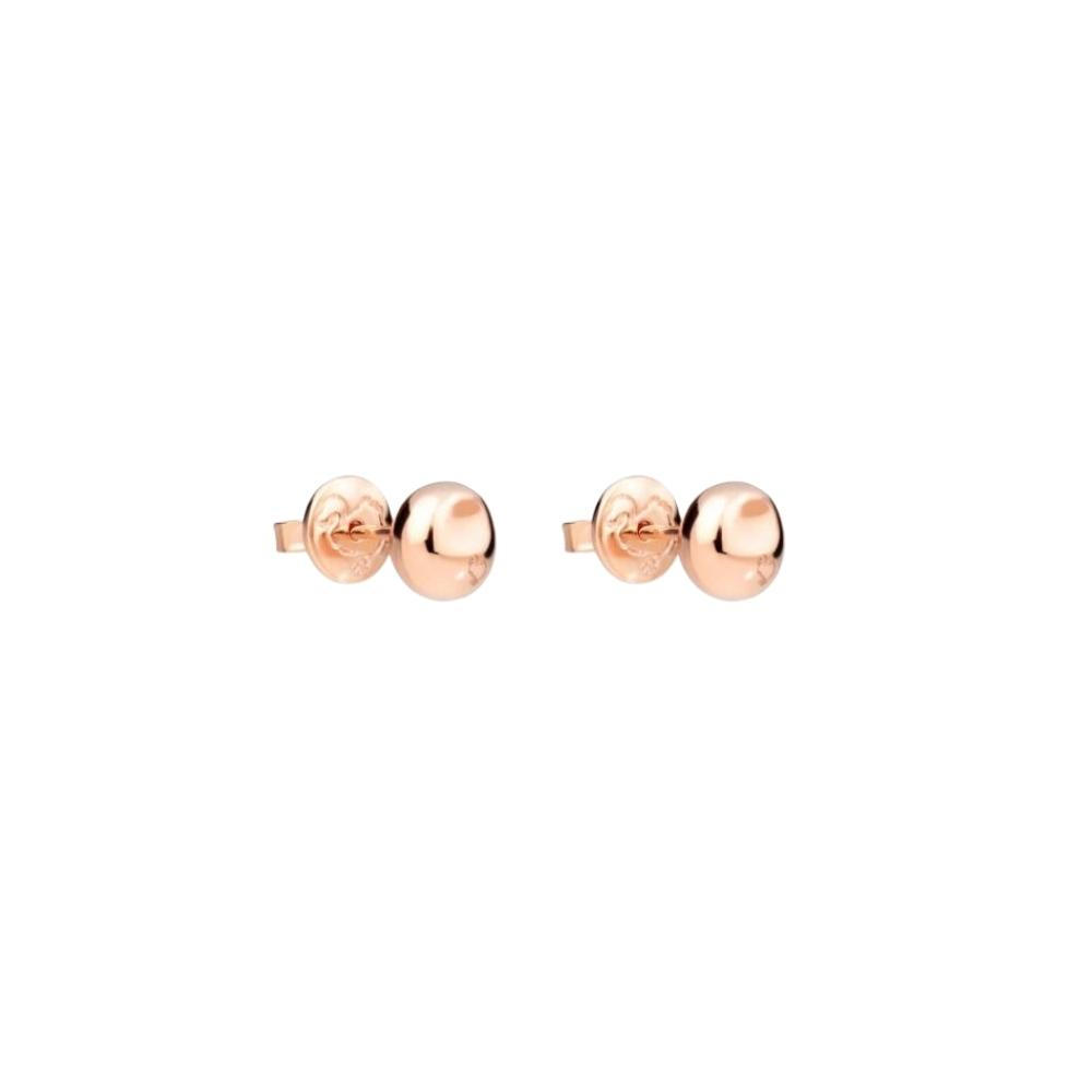 9K Rose Gold Nugget Stud Earrings