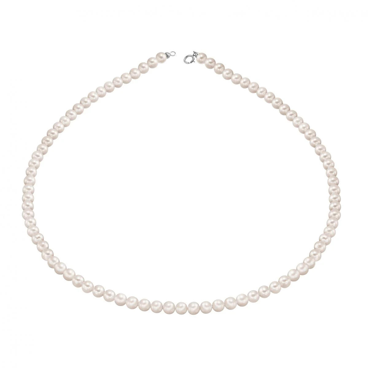 White Gold Necklace with Pearls FW 6/6.5